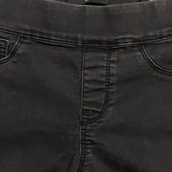 Nine West Jeans Black Heidi Pull On Skinny Jeggings Ankle Length 4 - Picture 12 of 16